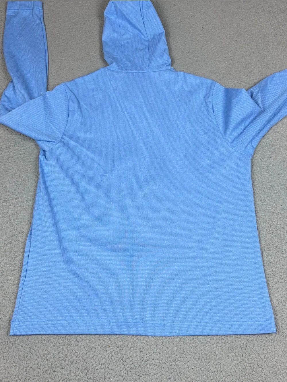 Adidas Performance Hoodie Men L Sky Blue Lightweight Hooded Pullover PGA Georgia